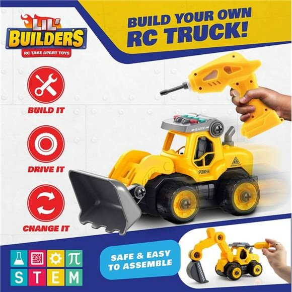 Take Apart Construction Toy for Kids - 4-in-1 Take Apart Truck with Drill, 34pc - Picture 2 of 6